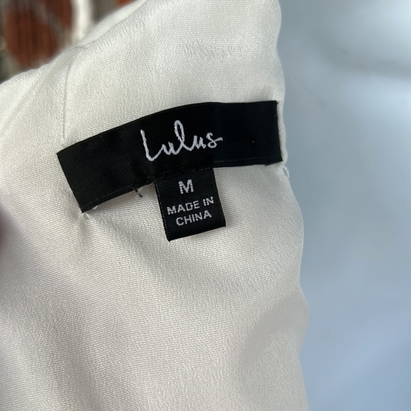 Lulus off white midi dress Size Medium - Picture 6 of 7